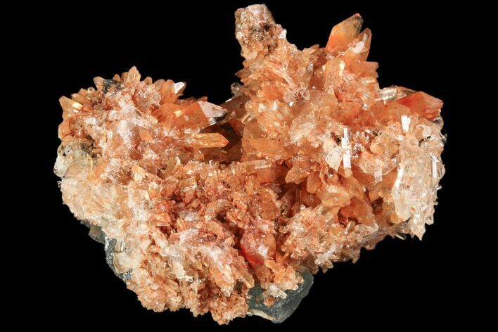 Orange Creedite Crystal Cluster - Durango, Mexico #84209